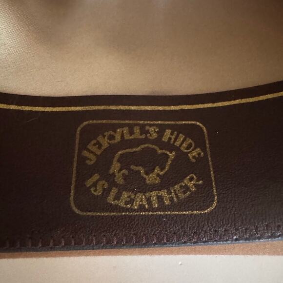 Resistol Hat Self Conforming Brown Feather Band Felt Western Cowboy Hat Size 7 - Picture 6 of 12